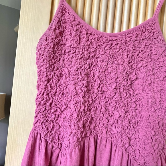 Free people summer chapter midi dress daphne rose pink - Picture 4 of 10